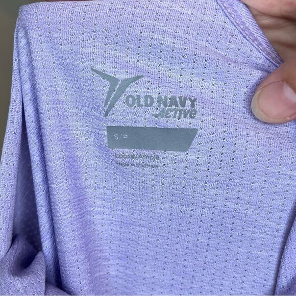 Old Navy Active Purple Loose Elastic Mesh Tank Size Small - Picture 6 of 7